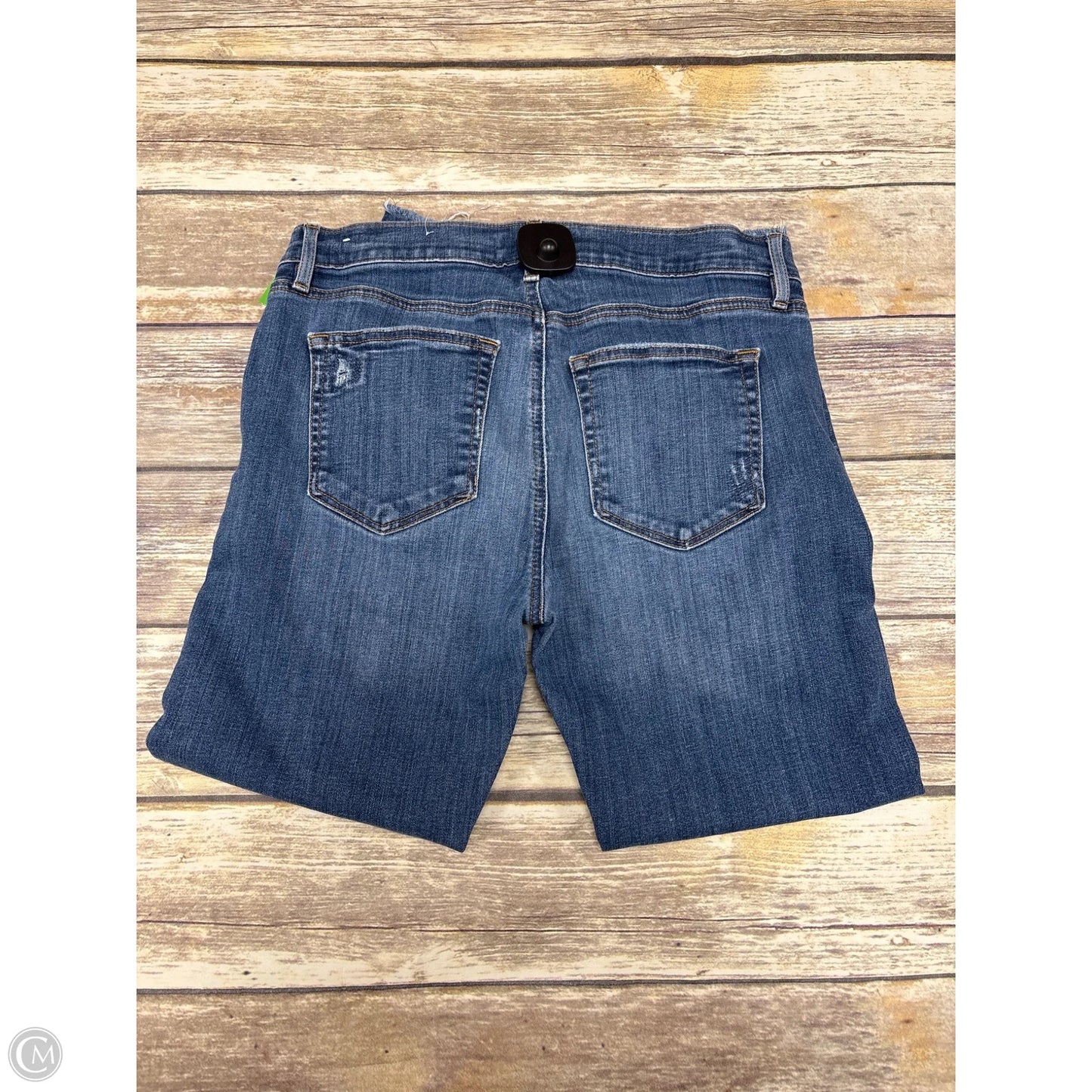 Jeans Straight By Loft In Blue Denim, Size: 8