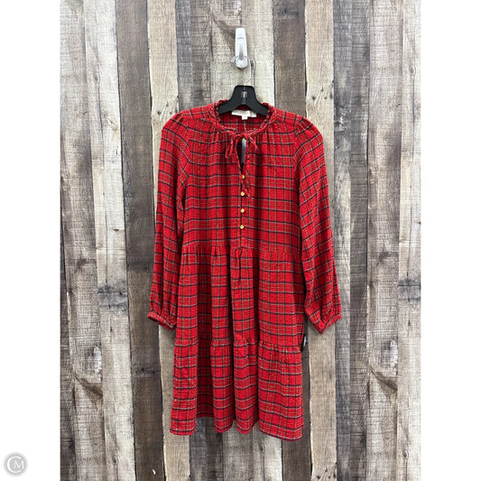 Dress Casual Short By Loft In Red, Size: Xs