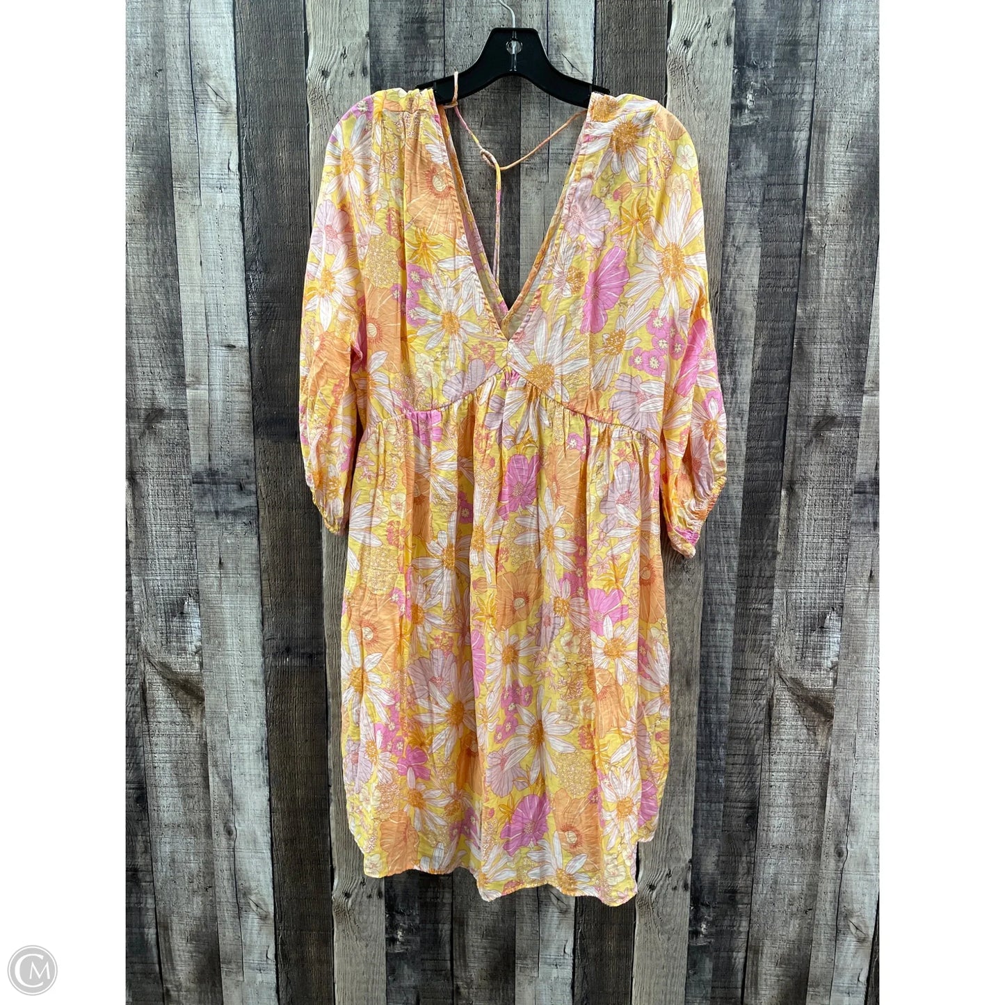 Dress Casual Short By H&m In Floral Print, Size: Xl