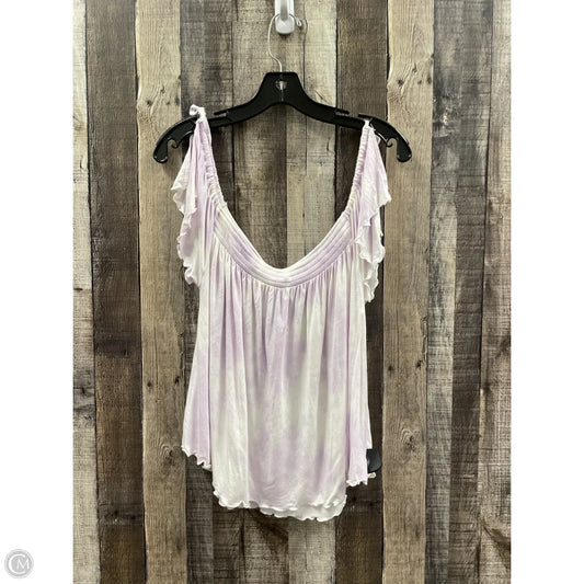 Top Short Sleeve By American Eagle In Purple, Size: Xl