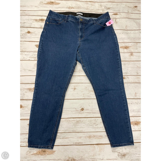Jeans Skinny By Ava & Viv In Blue Denim, Size: 20