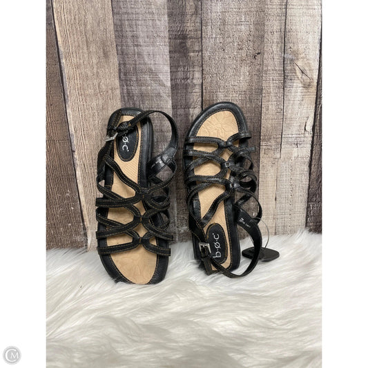 Sandals Flats By Boc In Black, Size: 7