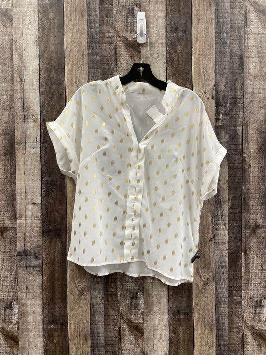 Polkadot Pattern Top Short Sleeve Shein, Size M