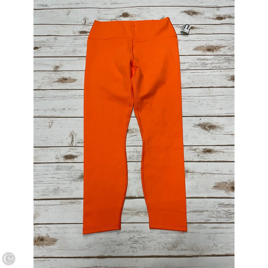 Athletic Leggings By Fabletics In Orange, Size: M