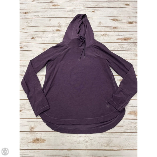 Athletic Sweatshirt Collar By Apana In Purple, Size: M