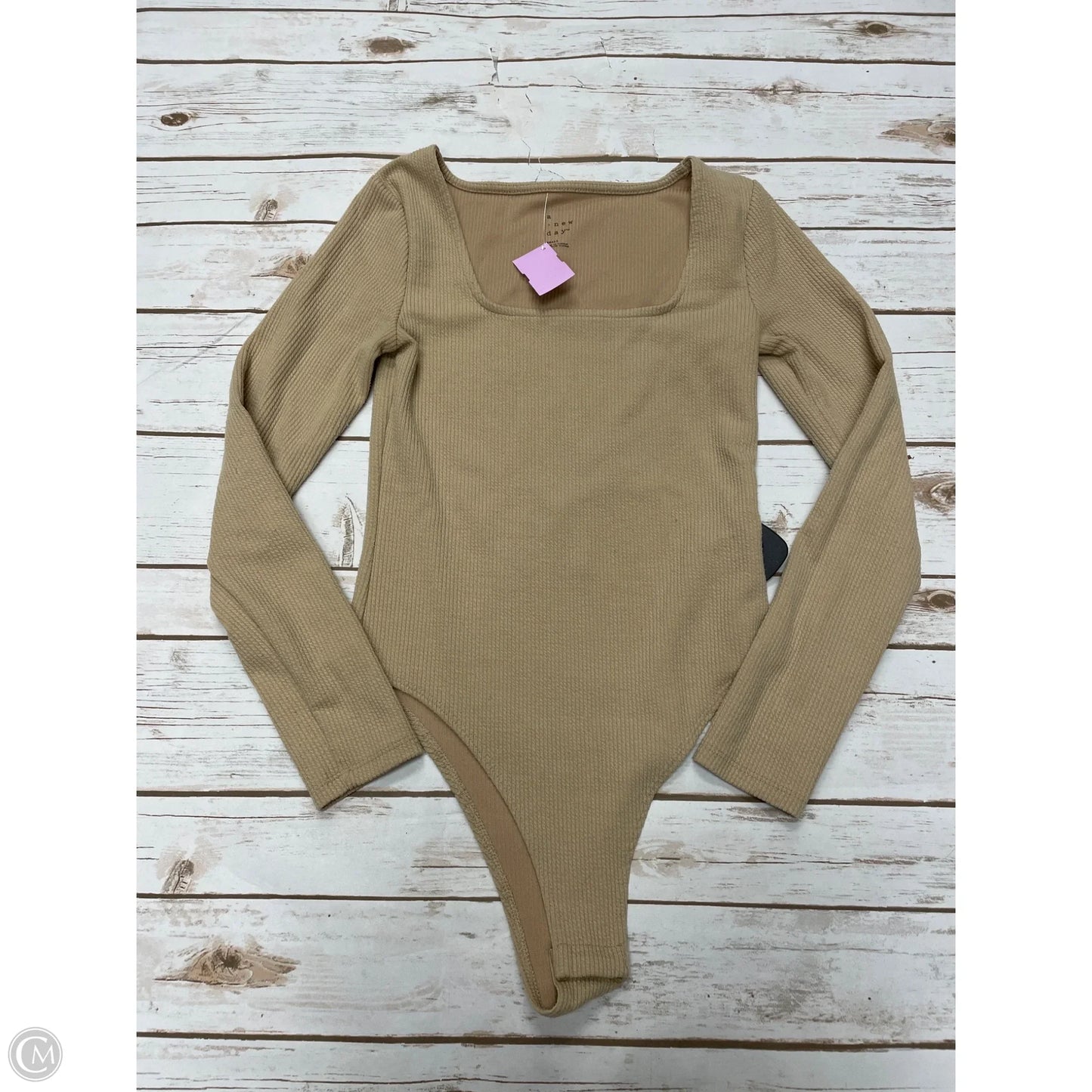 Bodysuit By A New Day In Tan, Size: S