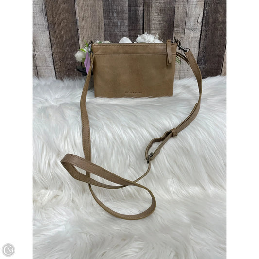 Crossbody Leather By Lucky Brand, Size: Small