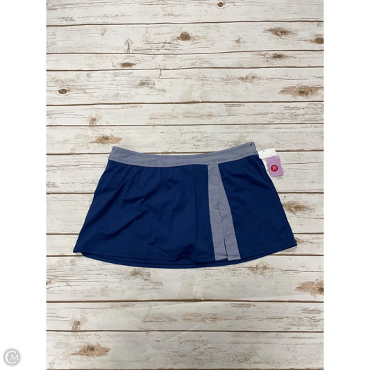 Athletic Skort By Liz Claiborne In Blue, Size: L