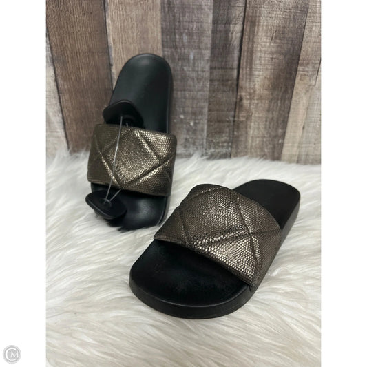 Sandals Designer By All Saints In Bronze, Size: 9