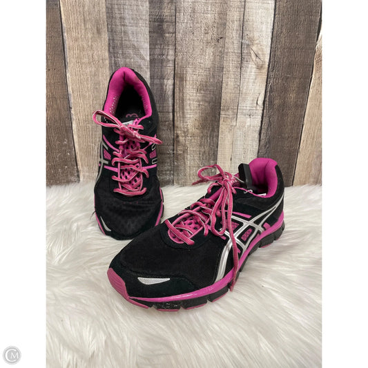 Shoes Athletic By Asics In Black & Pink, Size: 9.5