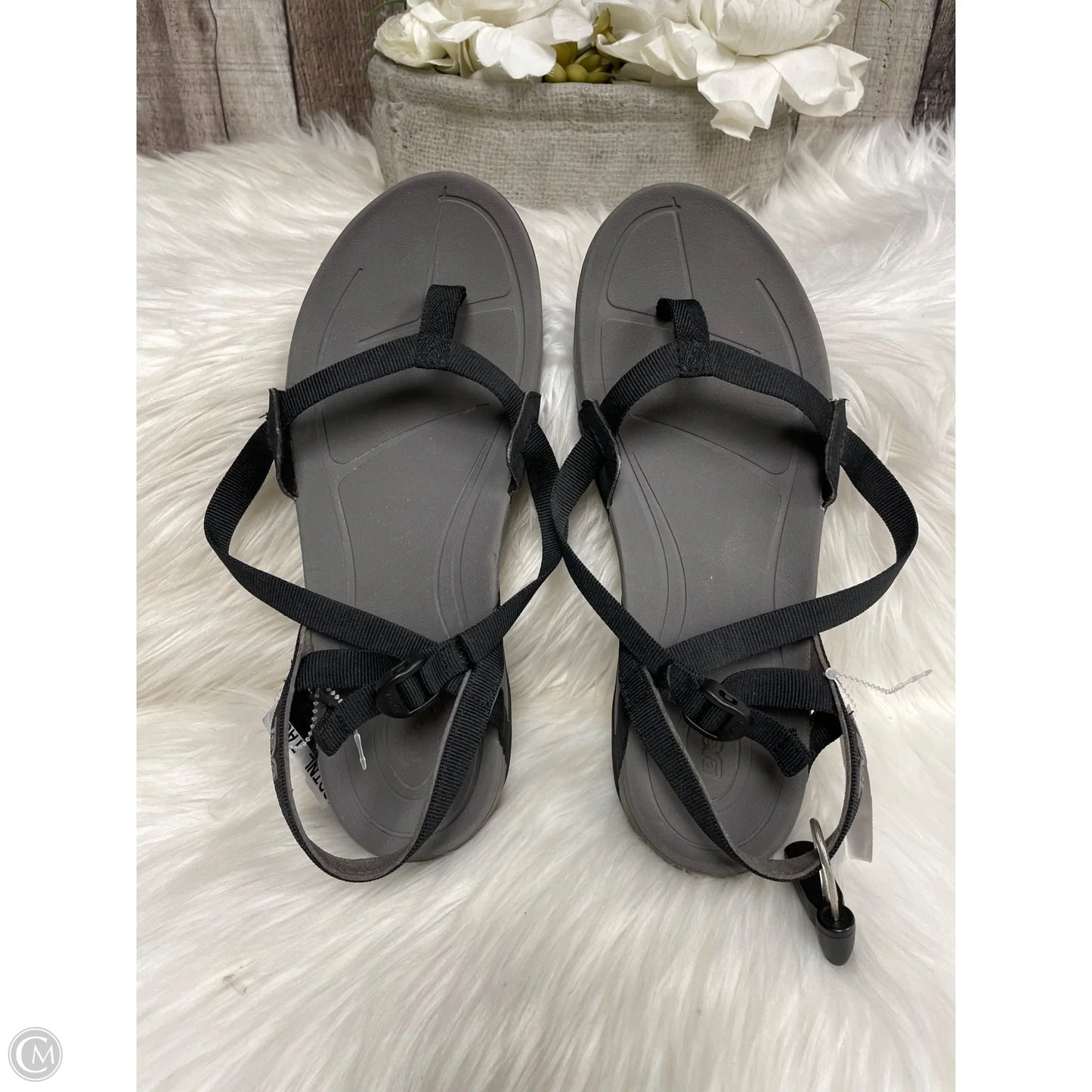 Sandals Sport By Teva In Black & Grey, Size: 10