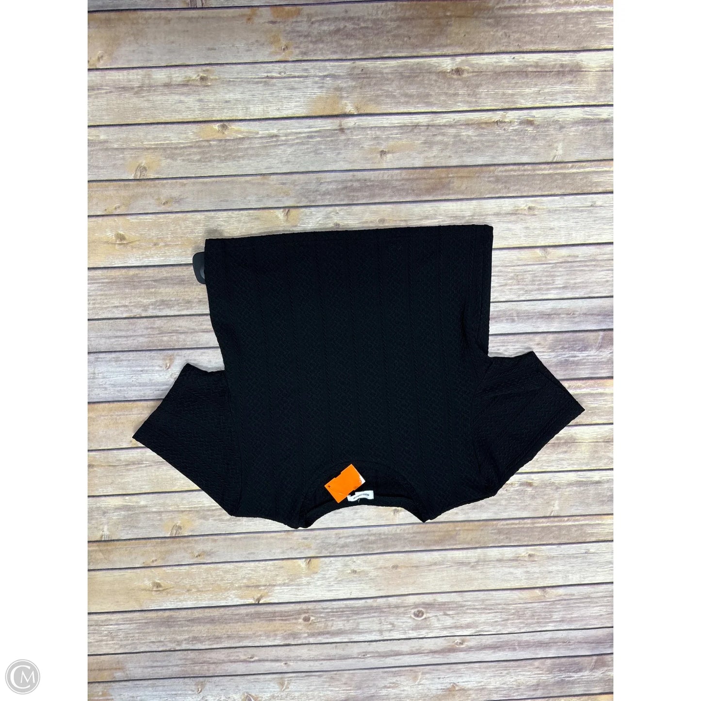 Top Short Sleeve By Mittoshop In Black, Size: L