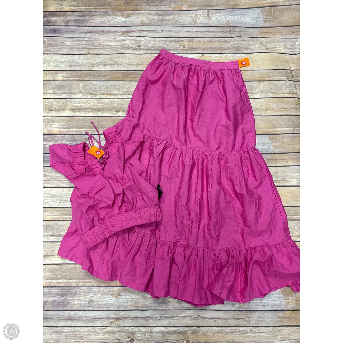 Skirt Set 2pc By Japna In Pink, Size: S