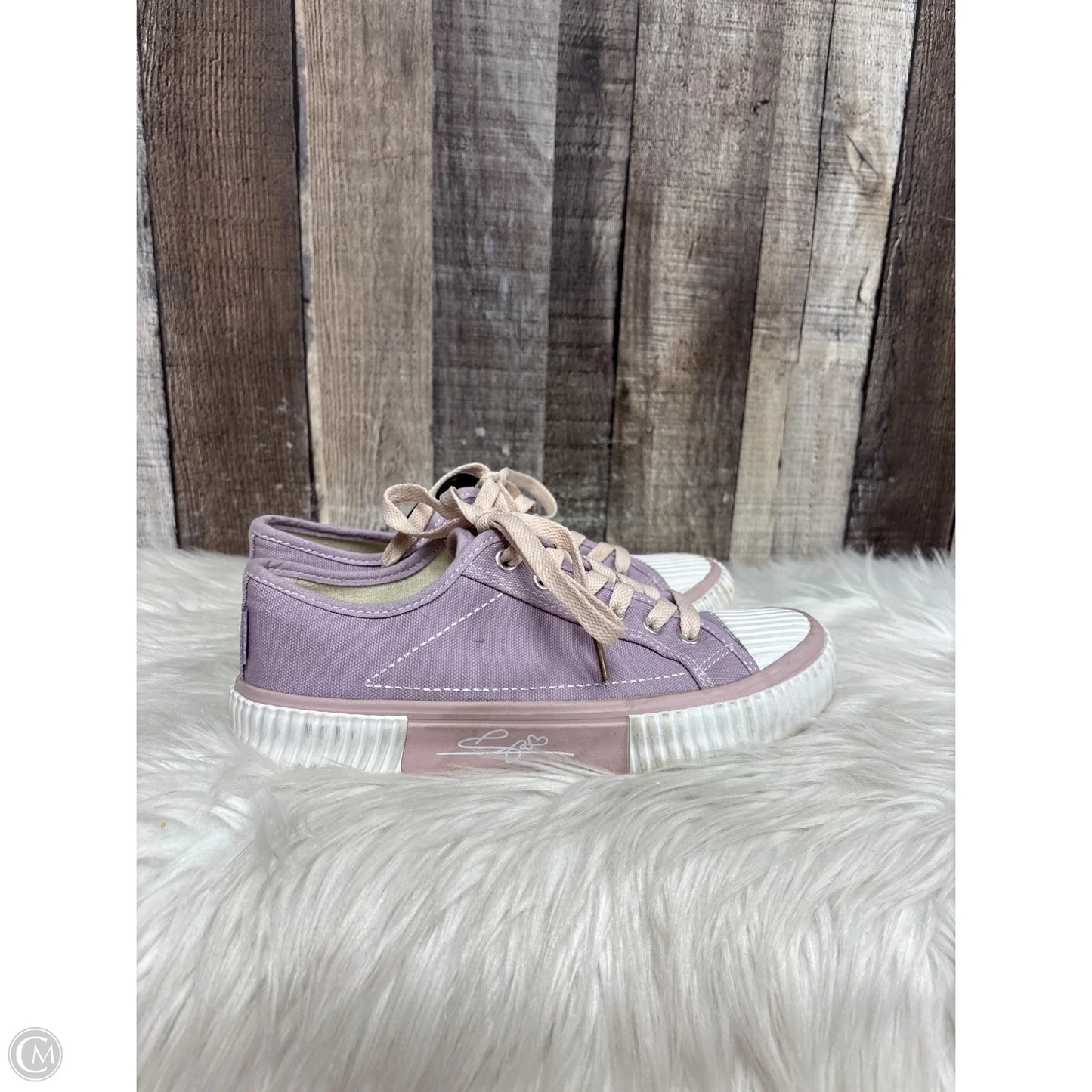 Shoes Sneakers By Cme In Purple, Size: 7