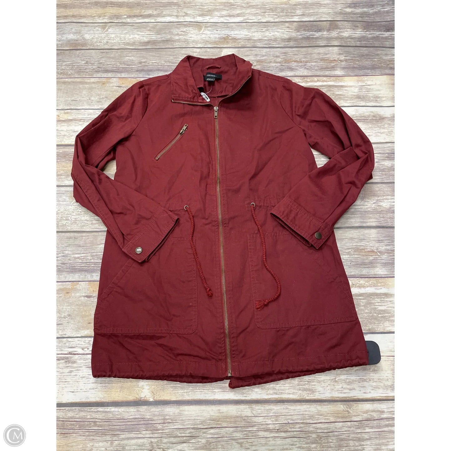 Jacket Other By Forever 21 In Red, Size: S