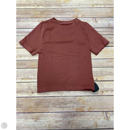 Top Short Sleeve By A New Day In Brown, Size: Xs