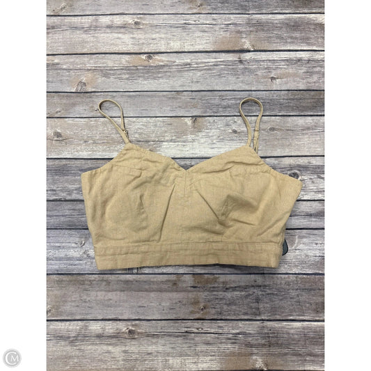 Top Sleeveless By Universal Thread In Tan, Size: Xs