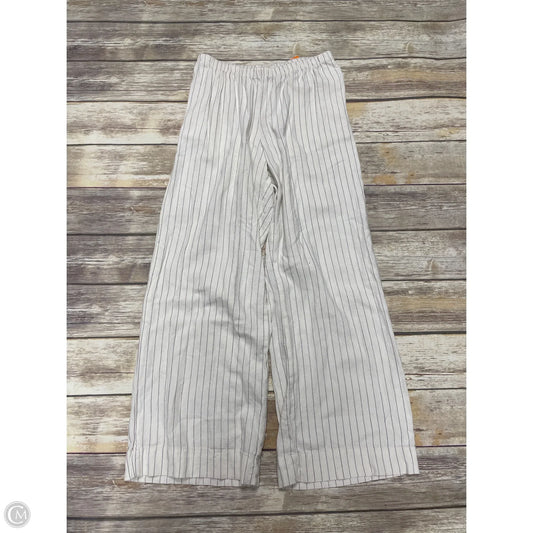 Pants Wide Leg By A New Day In Striped Pattern, Size: Xs