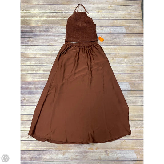 Skirt Set 2pc By A New Day In Brown, Size: Xs