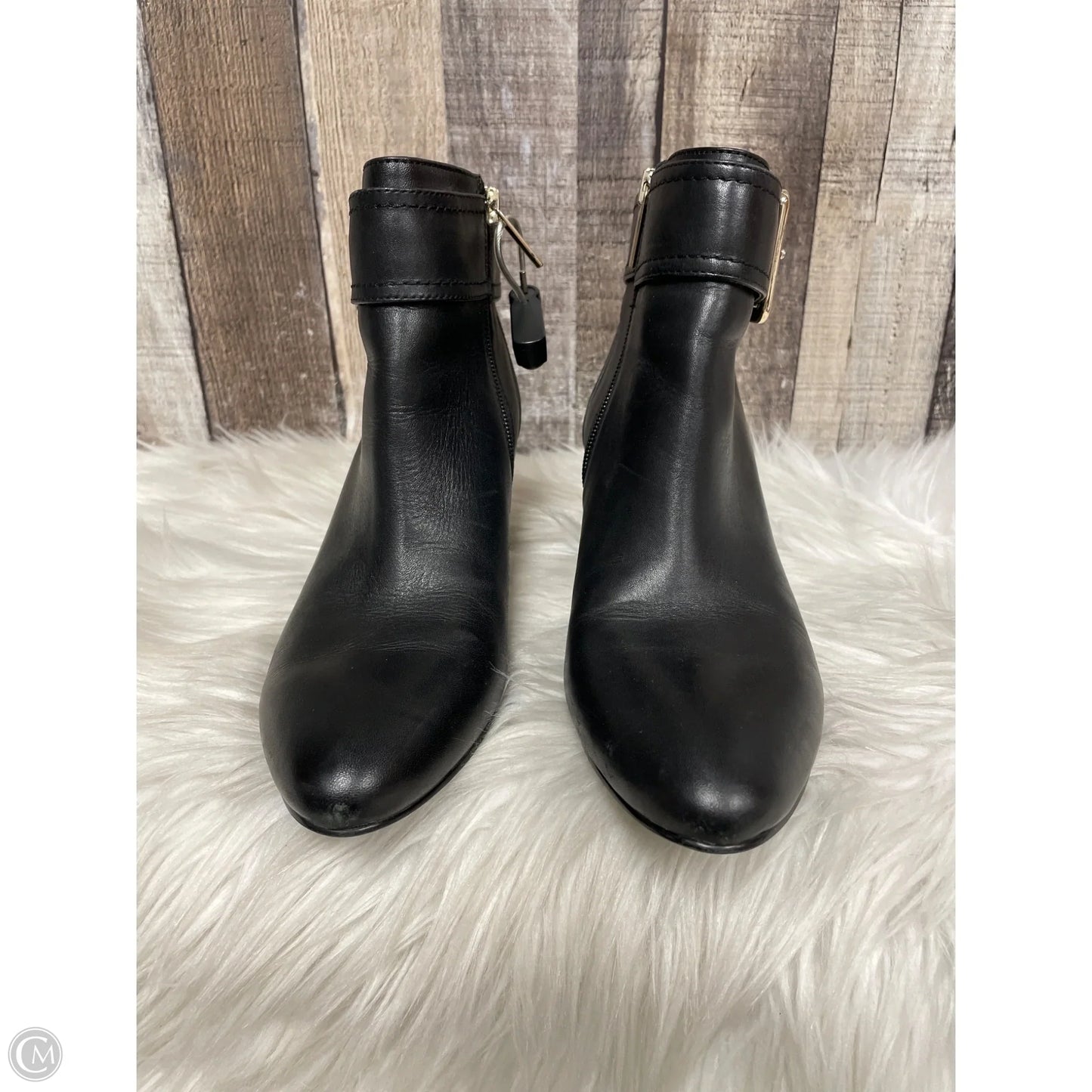 Boots Ankle Heels By Bandolino In Black, Size: 7