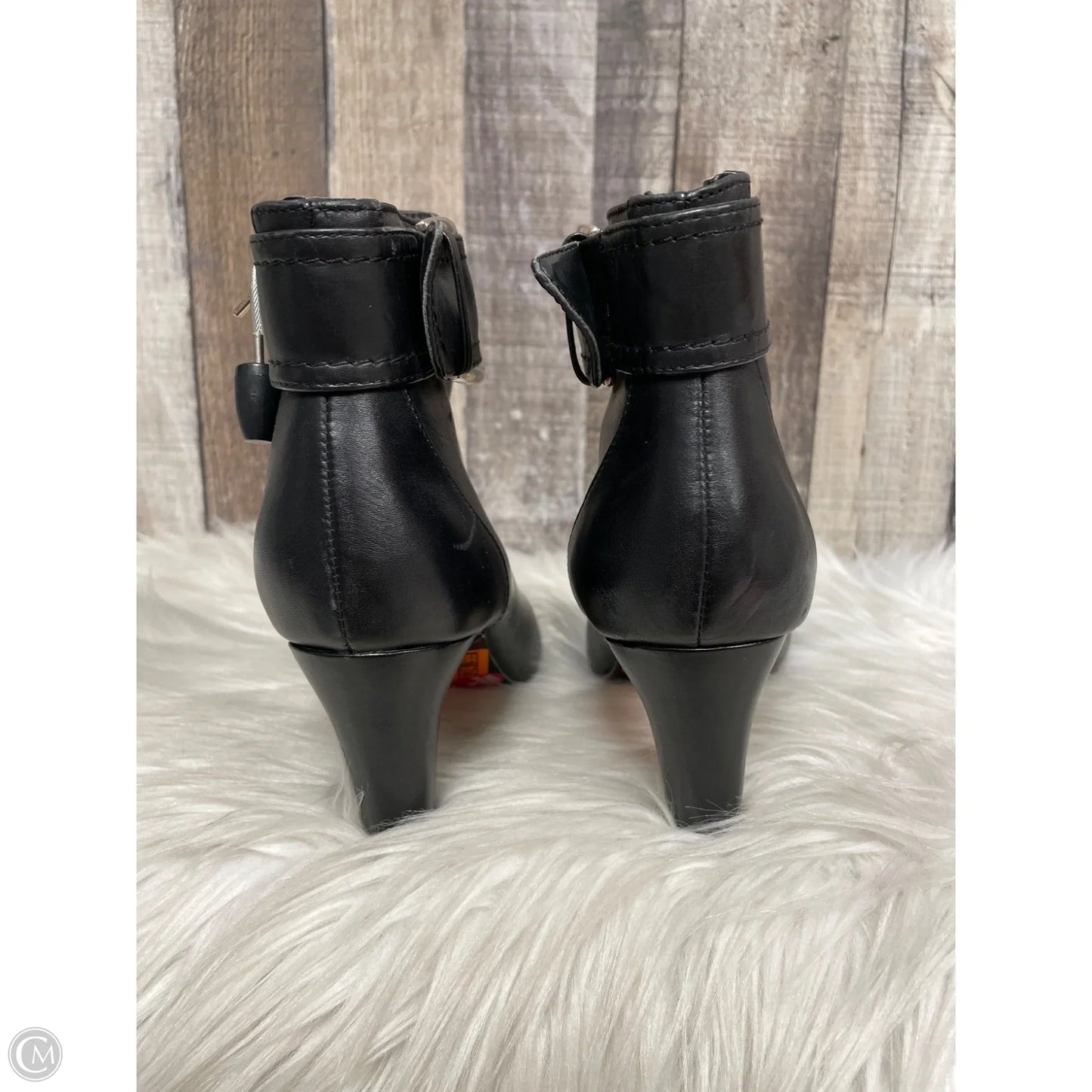 Boots Ankle Heels By Bandolino In Black, Size: 7