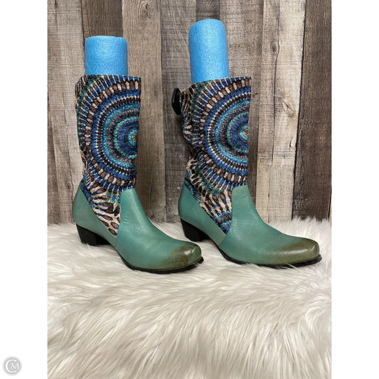 Boots Mid-calf Heels By Spring Step In Multi-colored, Size: 11