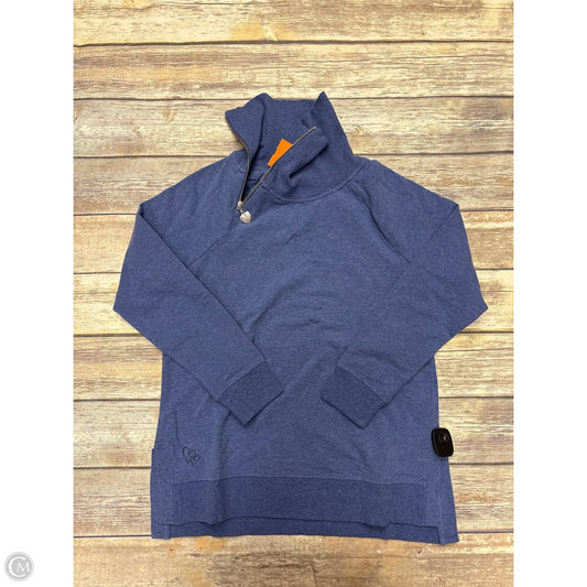 Sweatshirt Collar By Coldwater Creek In Blue, Size: Xs