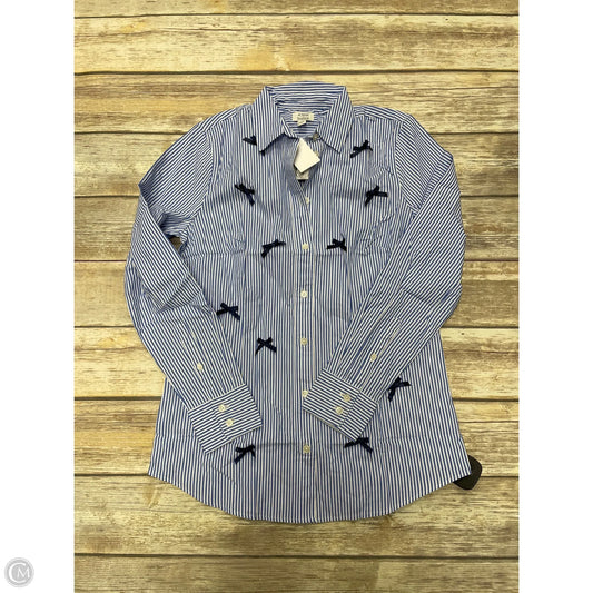 Top Long Sleeve By J. Crew In Blue, Size: Xs