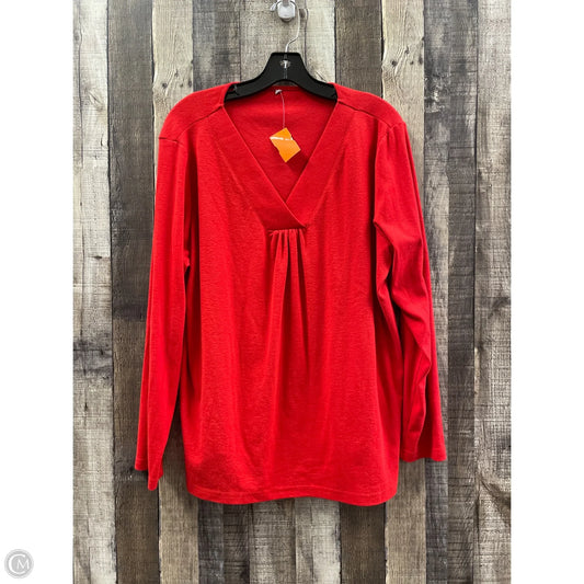 Sweater By Cmf In Red, Size: Xl