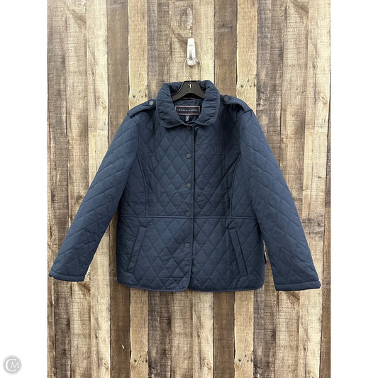 Jacket Puffer & Quilted By Tommy Hilfiger In Blue, Size: Xl
