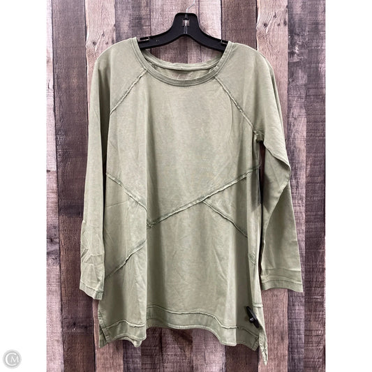 Tunic Long Sleeve By Coldwater Creek In Green, Size: Xs