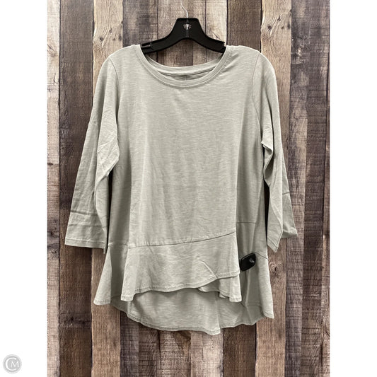 Top Long Sleeve By Coldwater Creek In Green, Size: Xs
