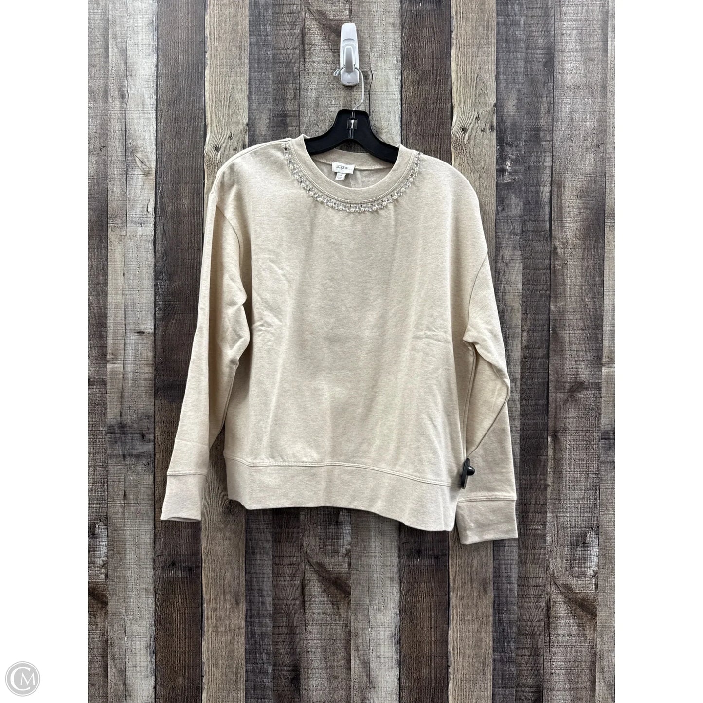 Sweatshirt Crewneck By J. Crew In Beige, Size: S