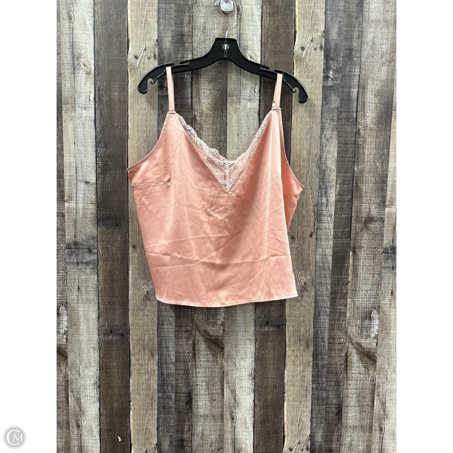 Top Sleeveless By New York And Co In Peach, Size: Xl