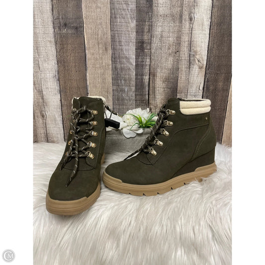 Boots Ankle Heels By Dr Scholls In Green, Size: 9