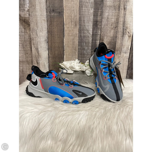 Shoes Athletic By Nike In Grey & Orange, Size: 7