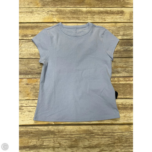Top Short Sleeve By Free Assembly In Blue, Size: S