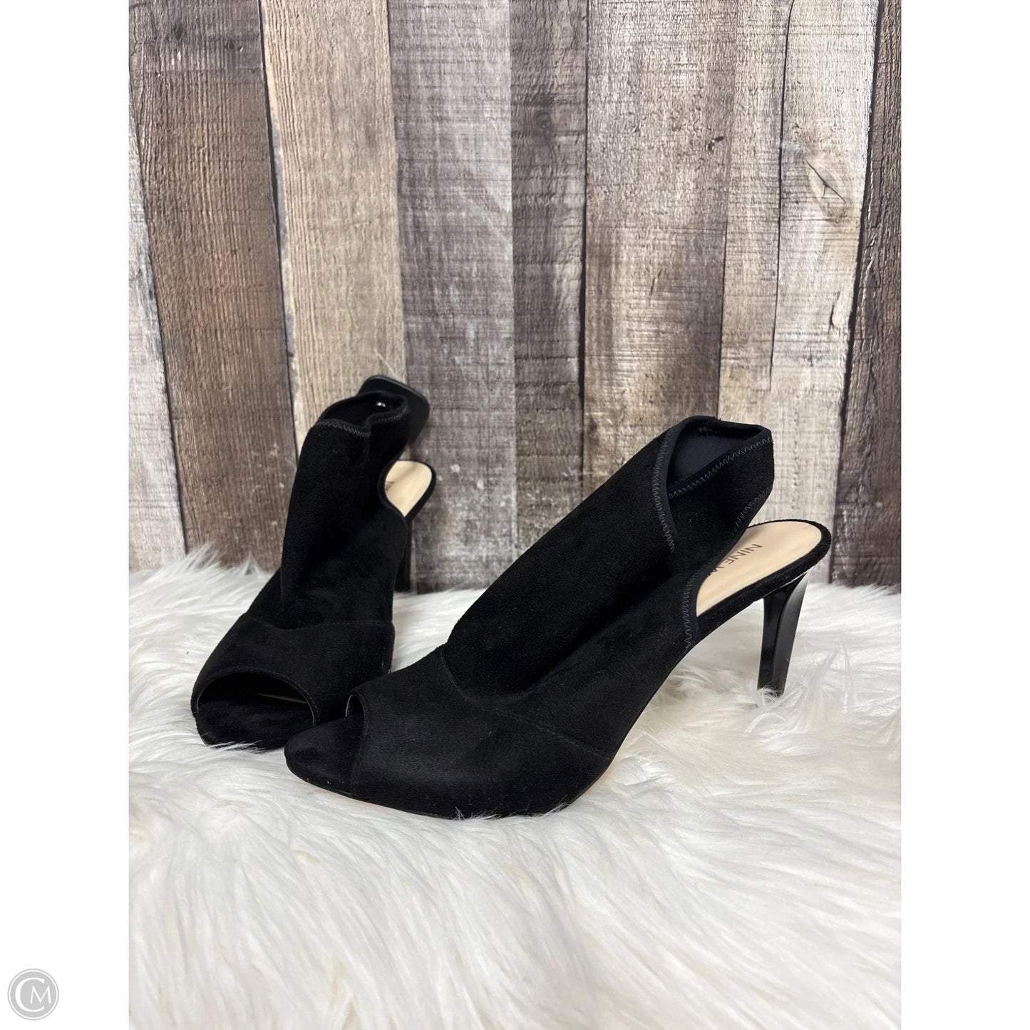 Shoes Heels Stiletto By Nine West In Black, Size: 9.5
