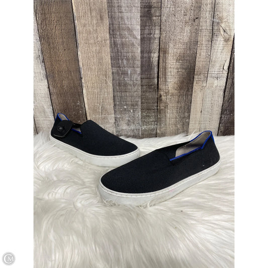 Shoes Flats By Rothys In Black & White, Size: 6.5