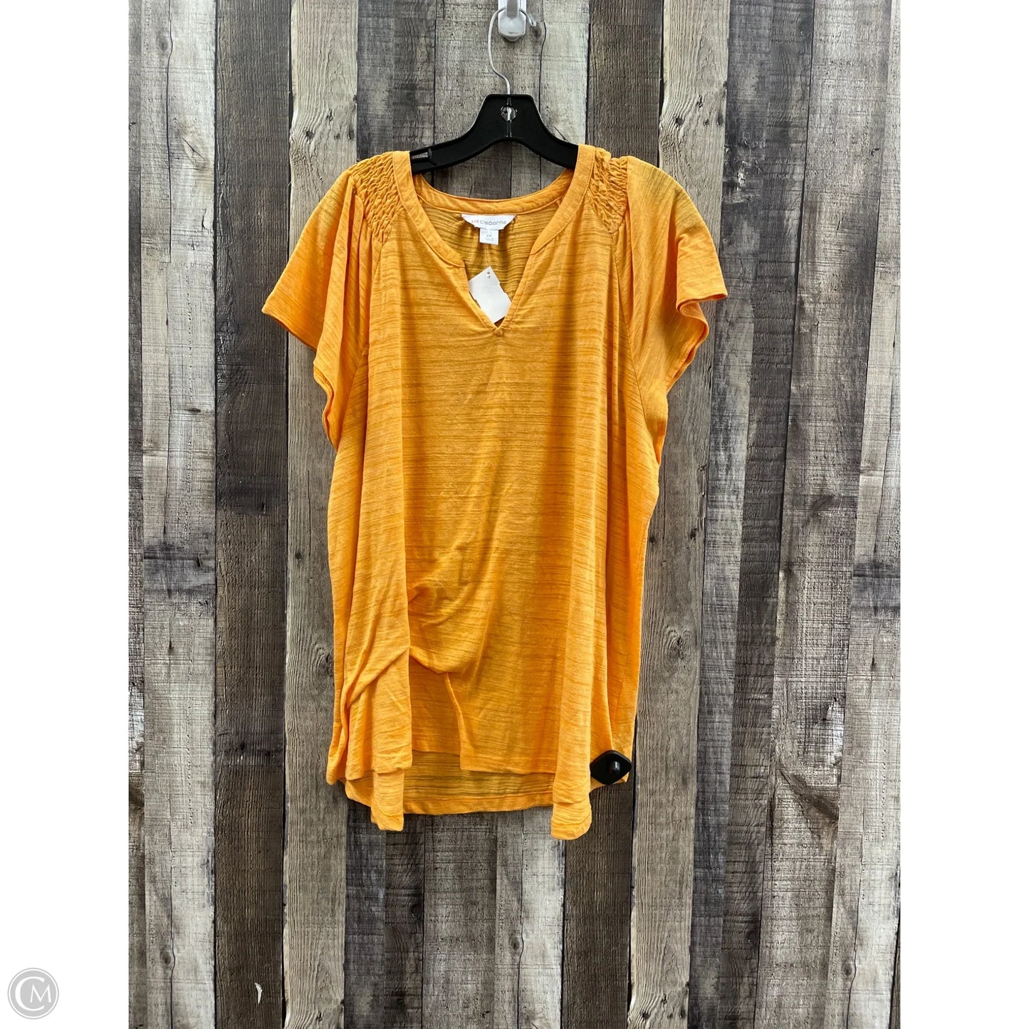 Top Short Sleeve By Lane Bryant In Orange, Size: 2x