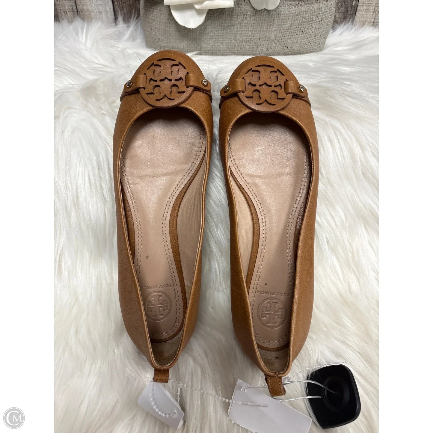 Shoes Designer By Tory Burch In Tan, Size: 7.5