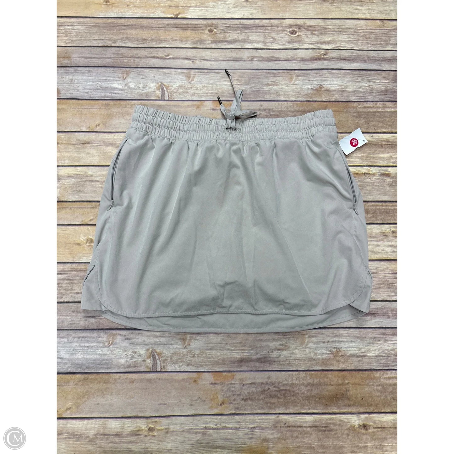Athletic Skort By Tek Gear In Tan, Size: Xl