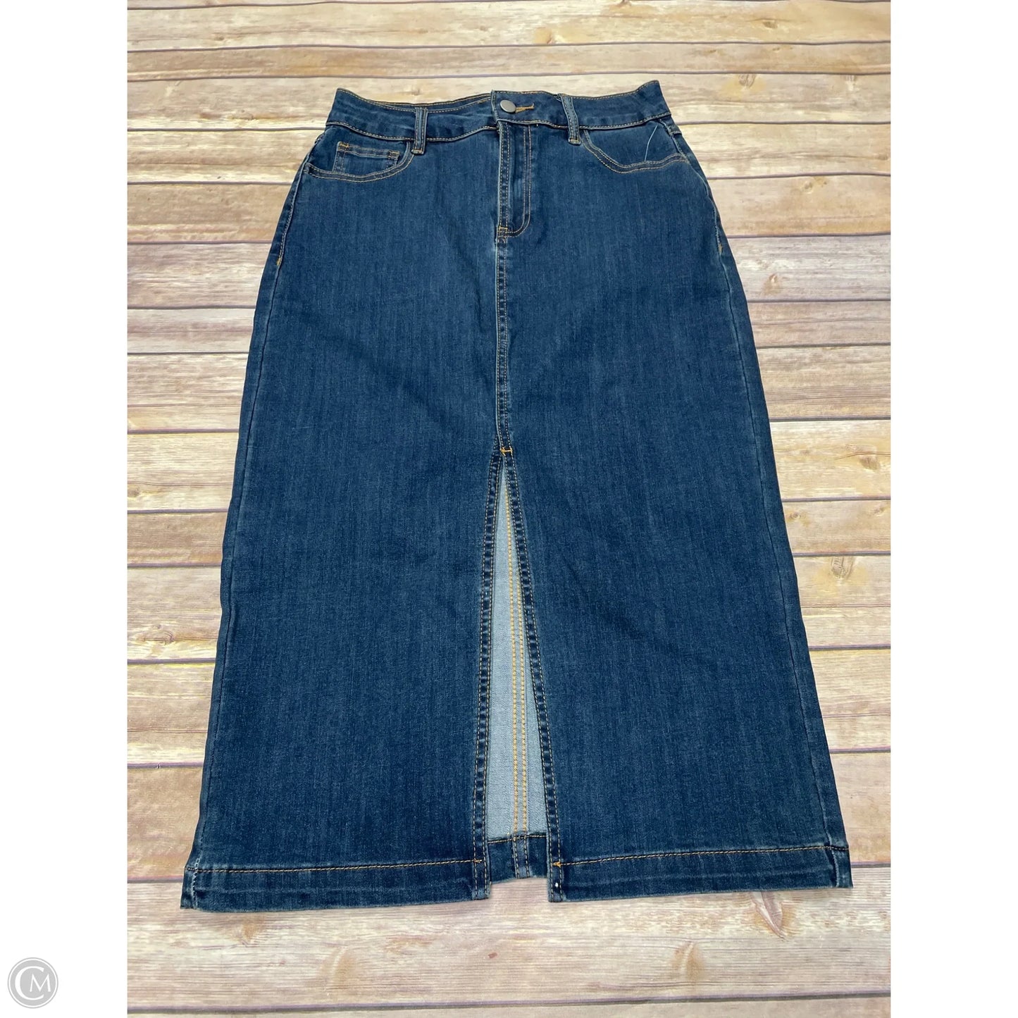 Skirt Maxi By Bagatelle In Blue Denim, Size: 2