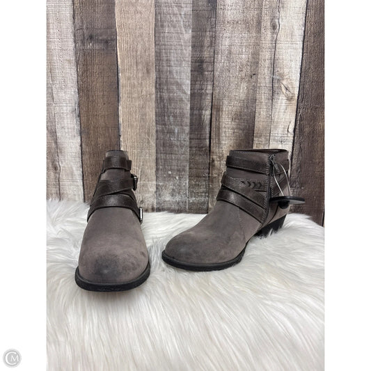 Boots Ankle Heels By Sonoma In Grey, Size: 8