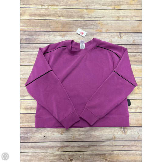 Athletic Sweatshirt Crewneck By All In Motion In Purple, Size: M