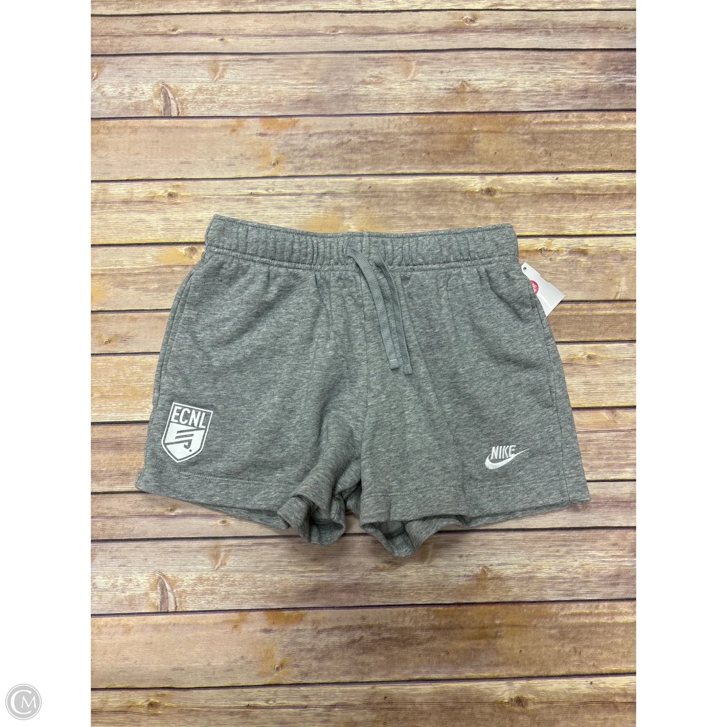 Athletic Shorts By Nike In Grey, Size: S