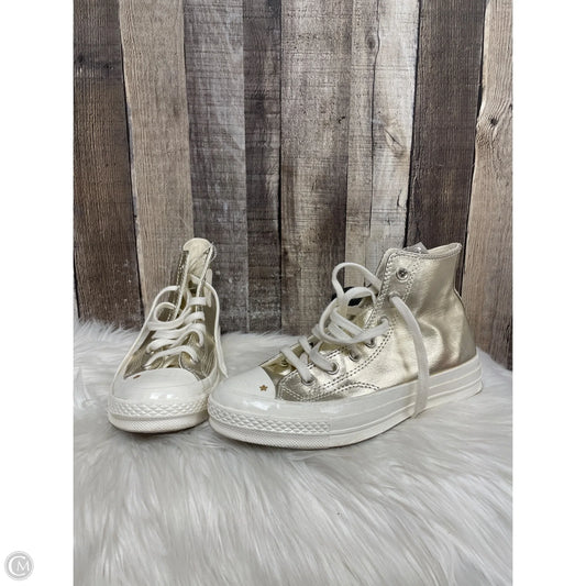 Shoes Sneakers By Converse In Gold, Size: 8