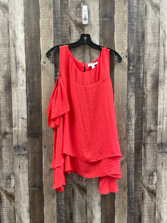 Orange Top Short Sleeve Boutique +, Size Xl