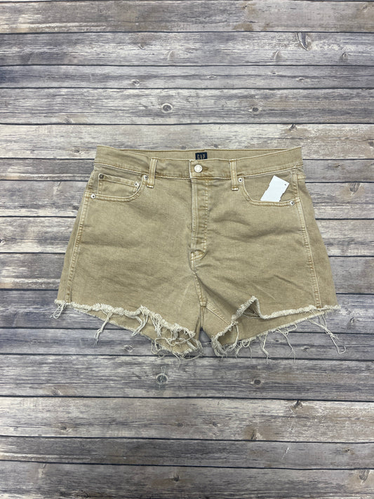 Shorts By Gap In Tan Denim, Size: 14