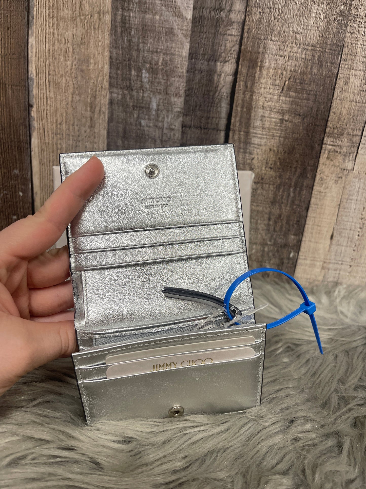 Wallet Luxury Designer By Jimmy Choo, Size: Small